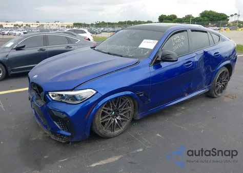 2021 BMW X6 M из США, поврежденный, VIN 5YMCY0C01M9E88629